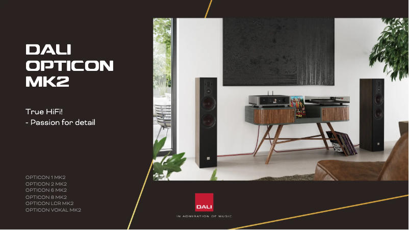 Page n°1 - Brochure Dali Opticon 6 MK2