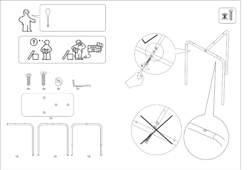 Page 1 de la notice Manuel utilisateur Ikea RIAN 804.470.06
