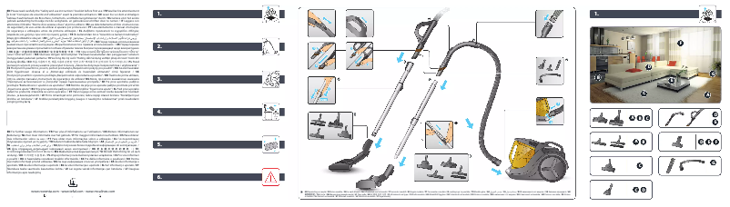 Page n°1 - Manuel utilisateur Rowenta X-Trem Power Cyclonic RO6921EA