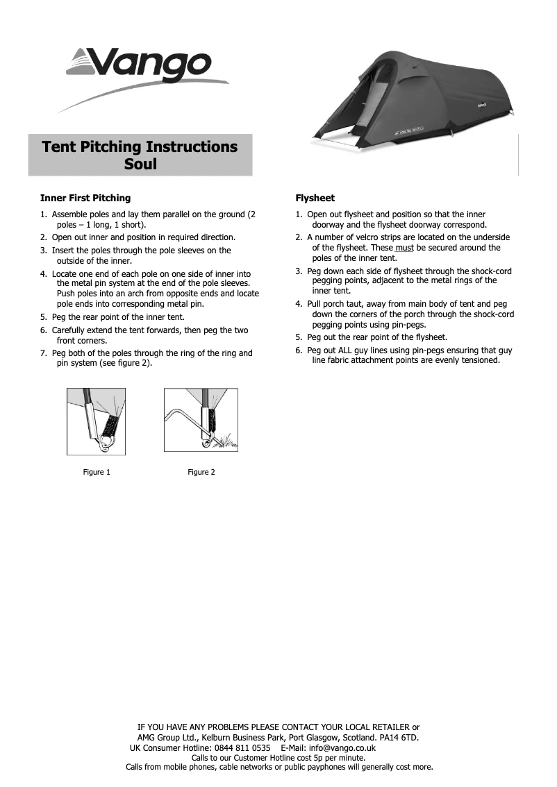 Image de la première page du manuel de l'appareil Soul 300