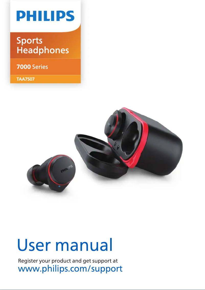 Page 1 de la notice Manuel utilisateur Philips TAA75077