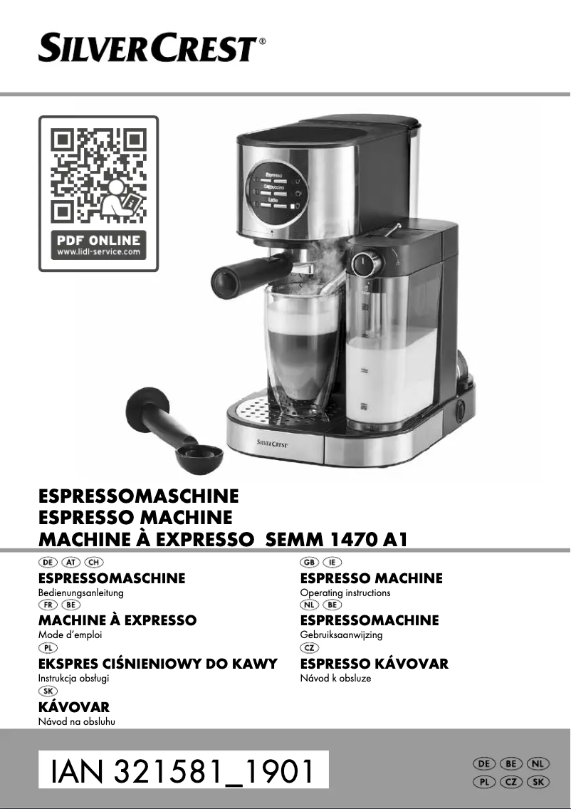 Page n°1 - Manuel utilisateur SilverCrest SEM 1100 B3