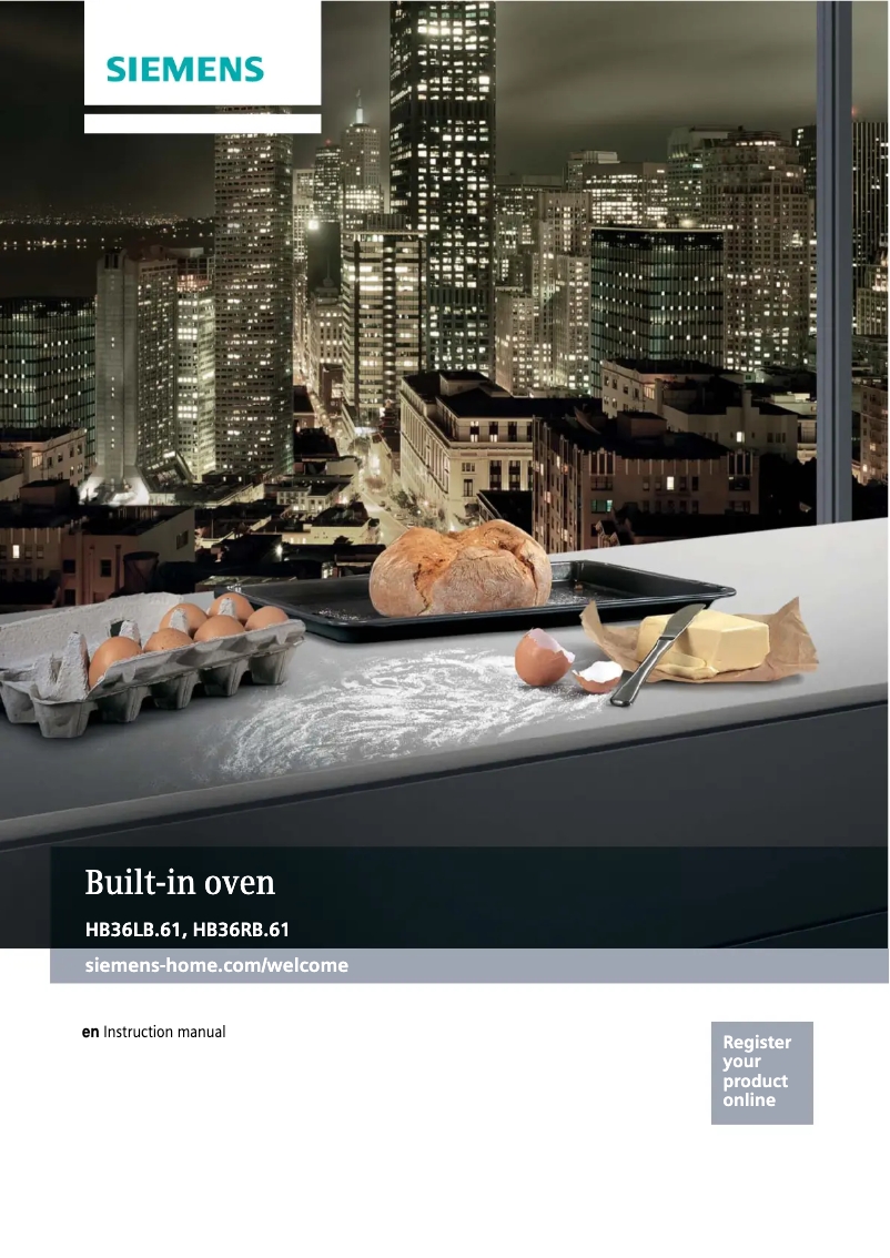 Page 1 de la notice Manuel utilisateur Siemens HB36RB561