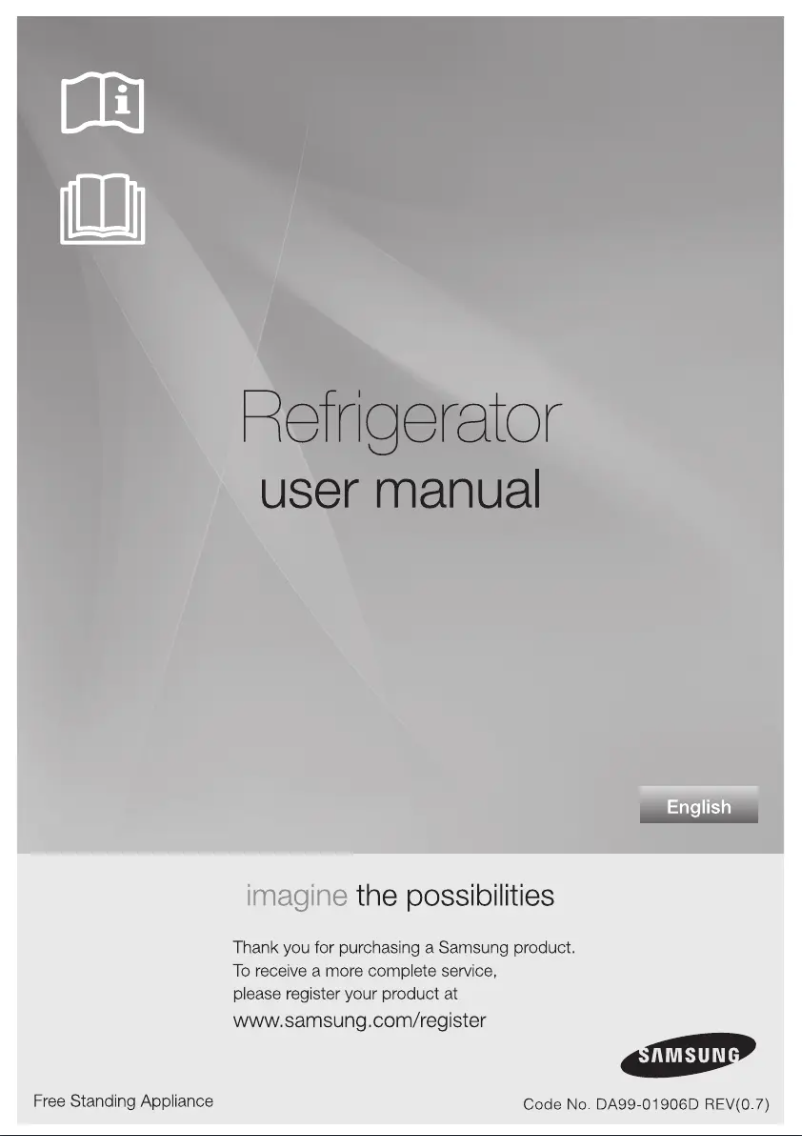 Page n°1 - Manuel utilisateur Samsung RT50EMSW