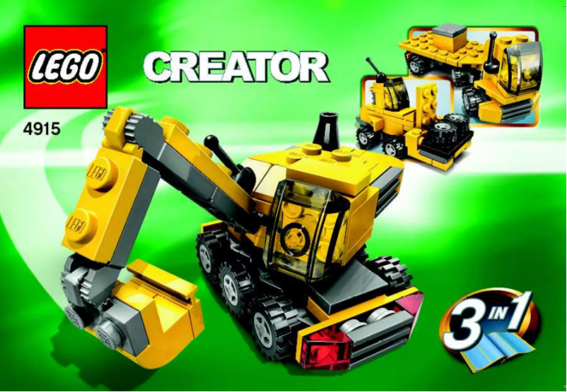 Page n°1 - Manuel utilisateur Lego Creator 4915