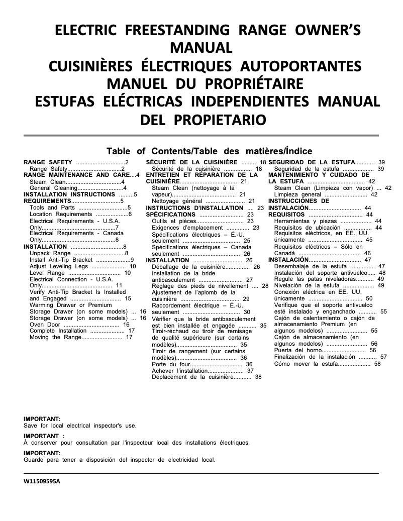 Página 1 del manual Manual de usuario Whirlpool YWFC150M0JB