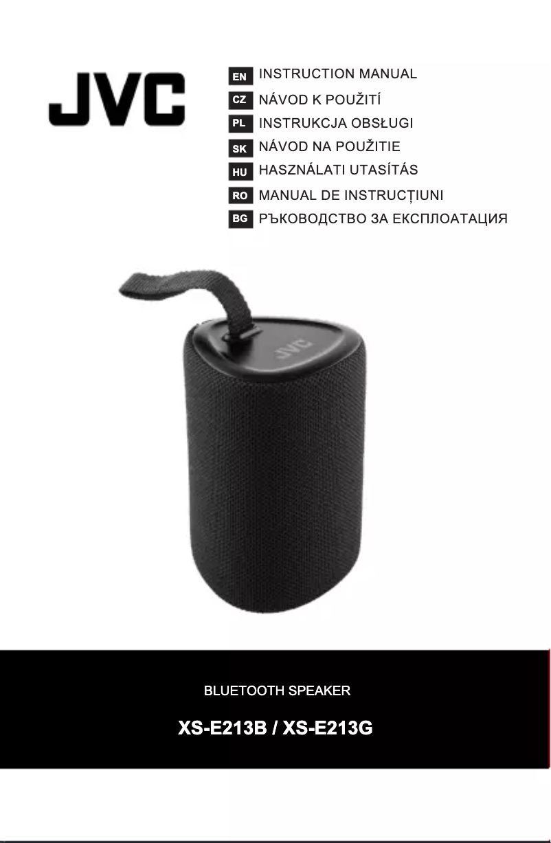 Página 1 del manual Manual de usuario JVC XS-E213