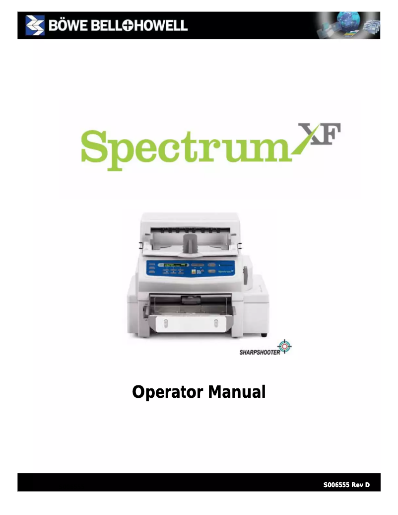 Page n°1 - Manuel utilisateur Kodak Spectrum XF