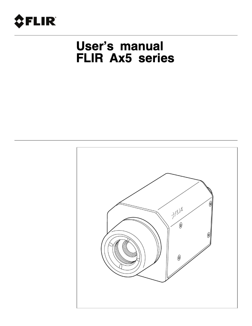 Page 1 de la notice Manuel utilisateur FLIR A15
