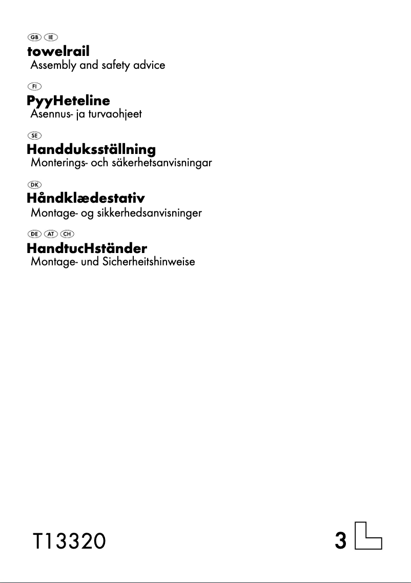 Image de la première page du manuel de l'appareil T13320