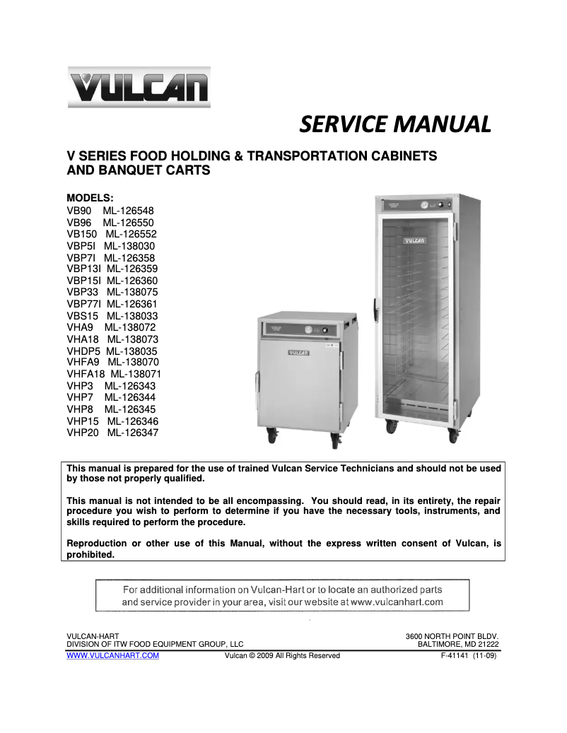 Image de la première page du manuel de l'appareil VHFA18