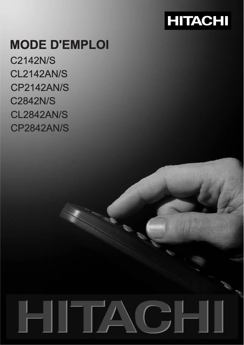 Image de la première page du manuel de l'appareil CL2142AN