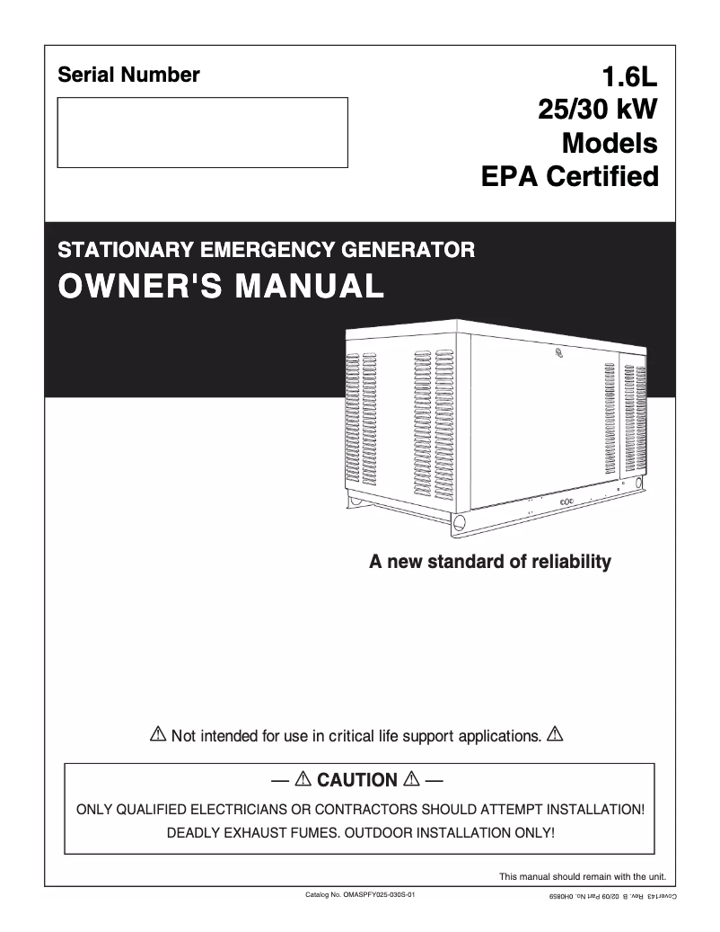 Image de la première page du manuel de l'appareil QT02516GNSN
