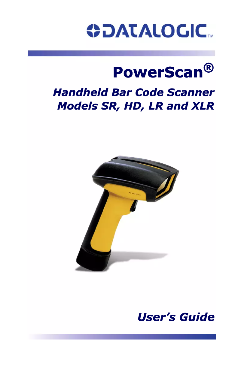 Image de la première page du manuel de l'appareil PSSR-7000