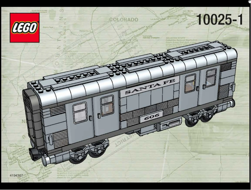 Page 1 of the manual User Manual Lego Santa Fe Cars I