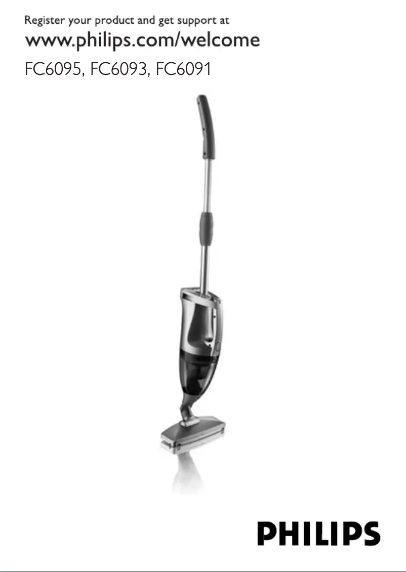 Imagen de la primera página del manual del dispositivo MiniVac FC6095