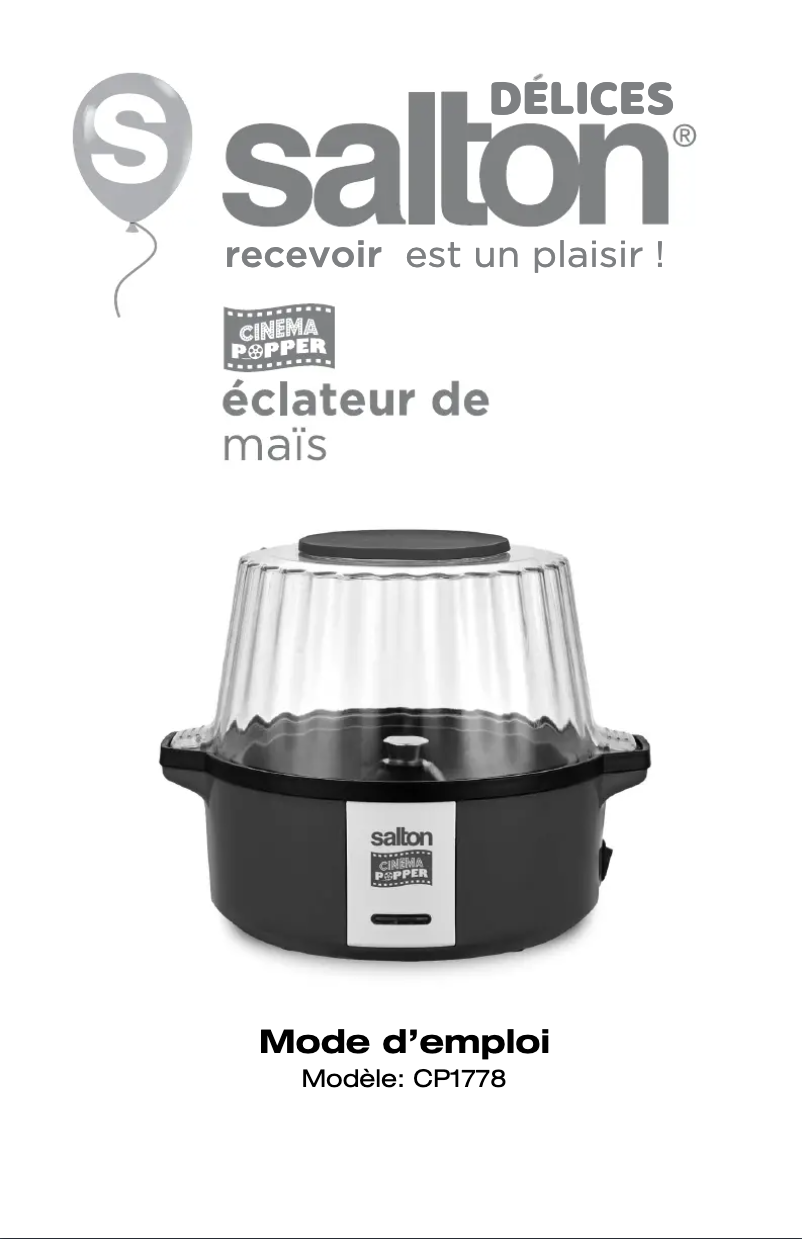 Image de la première page du manuel de l'appareil CP1778