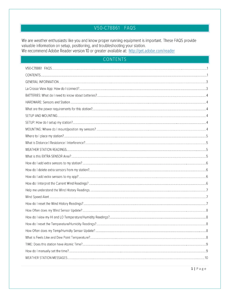 Image de la première page du manuel de l'appareil C78861
