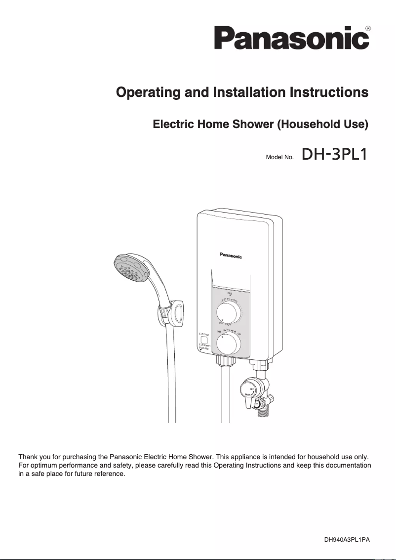 Imagen de la primera página del manual del dispositivo DH-3PL1