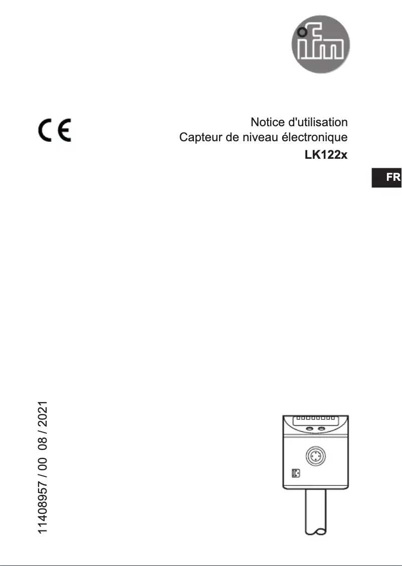 Page 1 de la notice Manuel utilisateur IFM LK1223