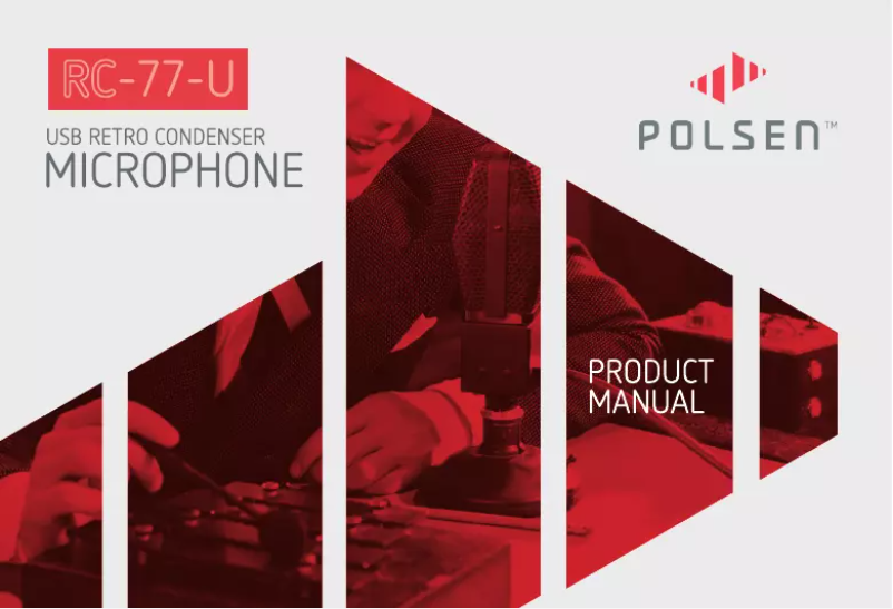 Page n°1 - Manuel utilisateur Polsen RC-77-U