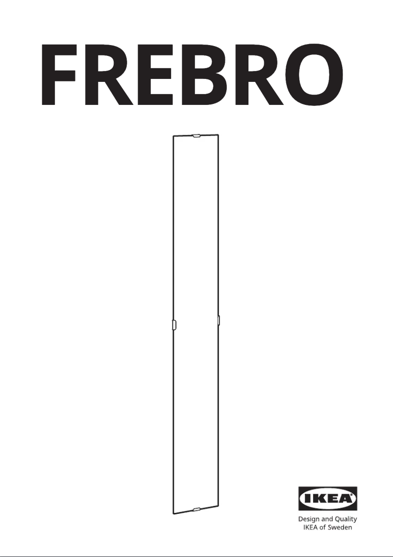 Image de la première page du manuel de l'appareil FREBRO 604.550.59