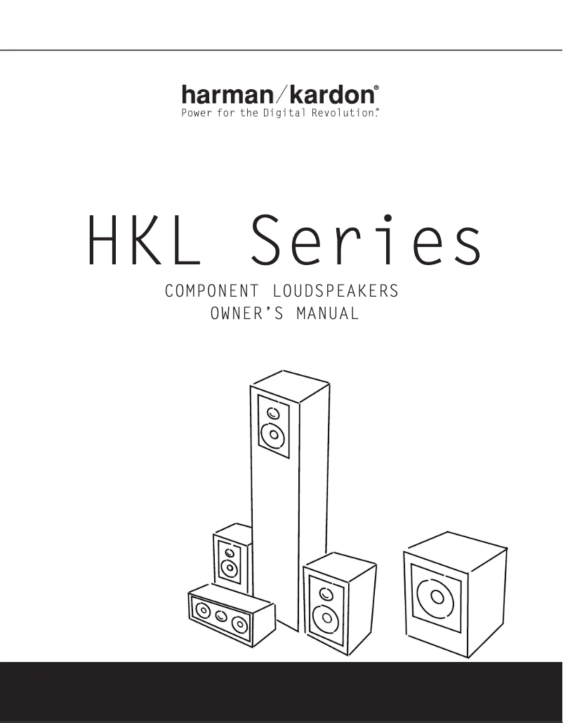 Page 1 de la notice Manuel utilisateur Harman Kardon HKB6