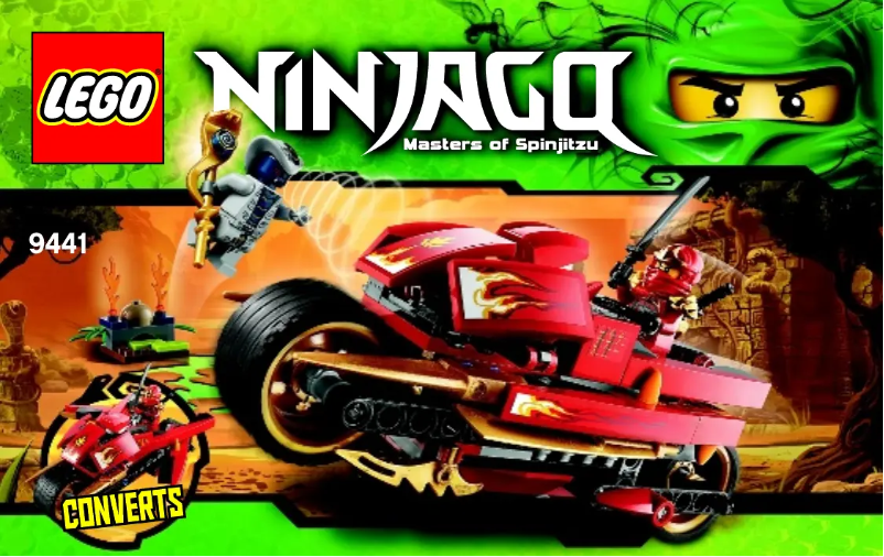 Image de la première page du manuel de l'appareil Ninjago 9441