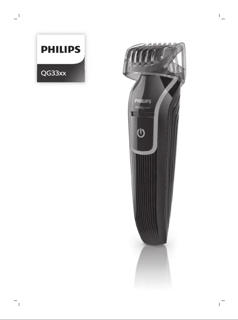 Page n°1 - Manuel utilisateur Philips Multigroom QG3341