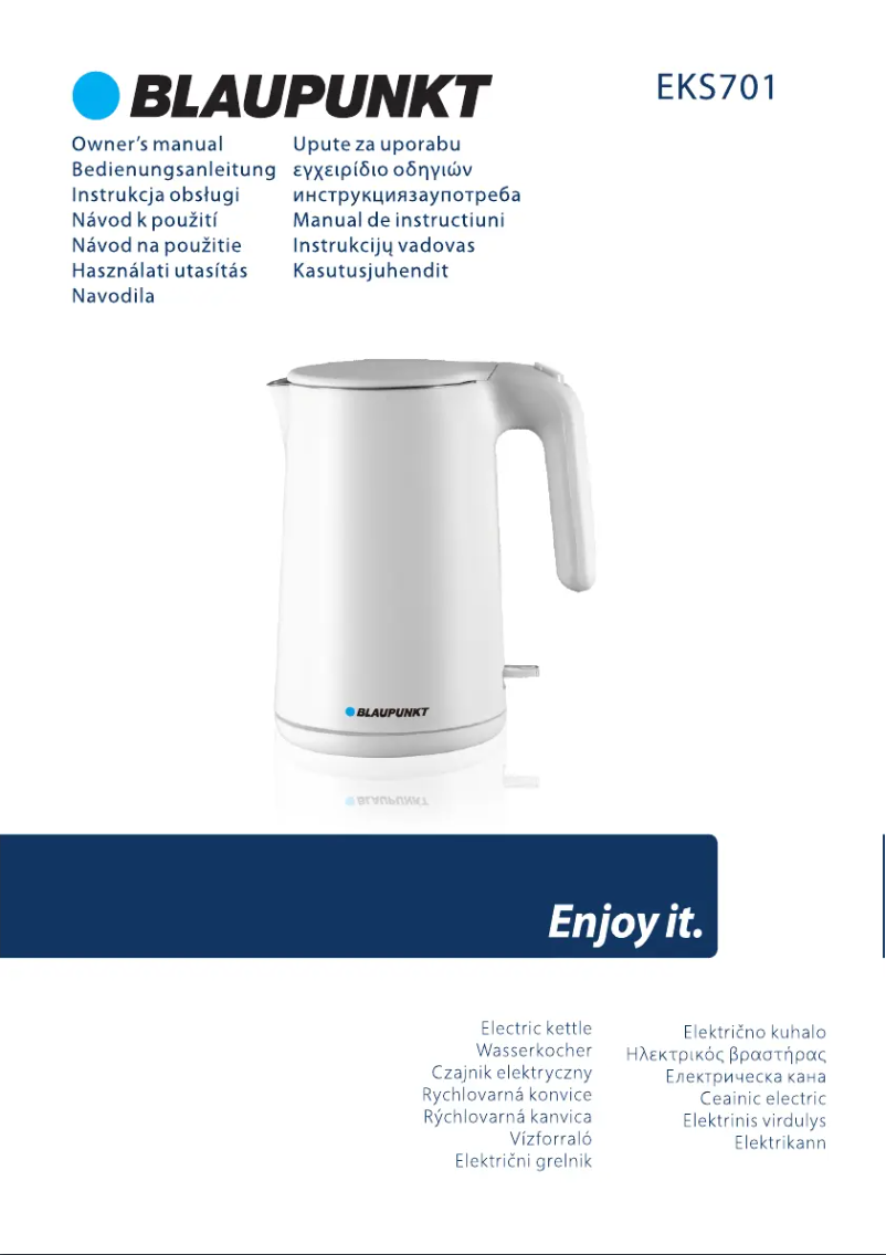 Page n°1 - Manuel utilisateur Blaupunkt EKS701