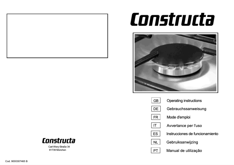 Image de la première page du manuel de l'appareil CM17451