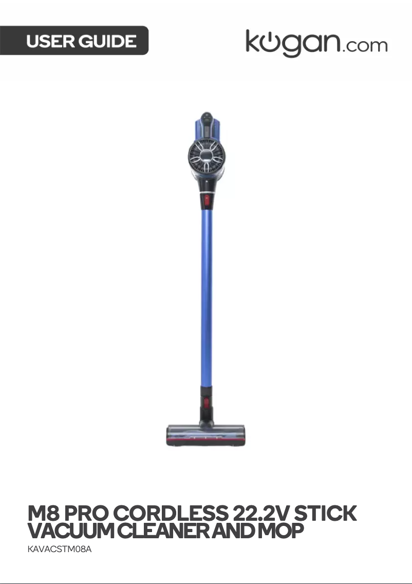 Page n°1 - Manuel utilisateur Kogan M8 Pro Cordless