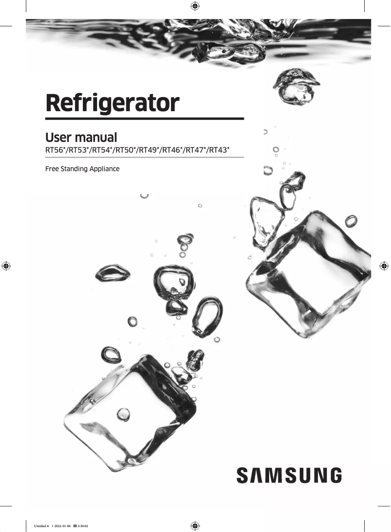 Image de la première page du manuel de l'appareil RT43K6271SL