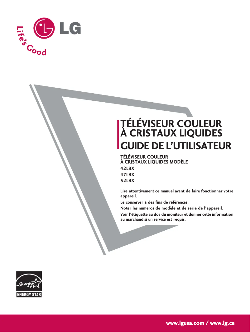 Página 1 del manual Manual de usuario LG 47LB9DF