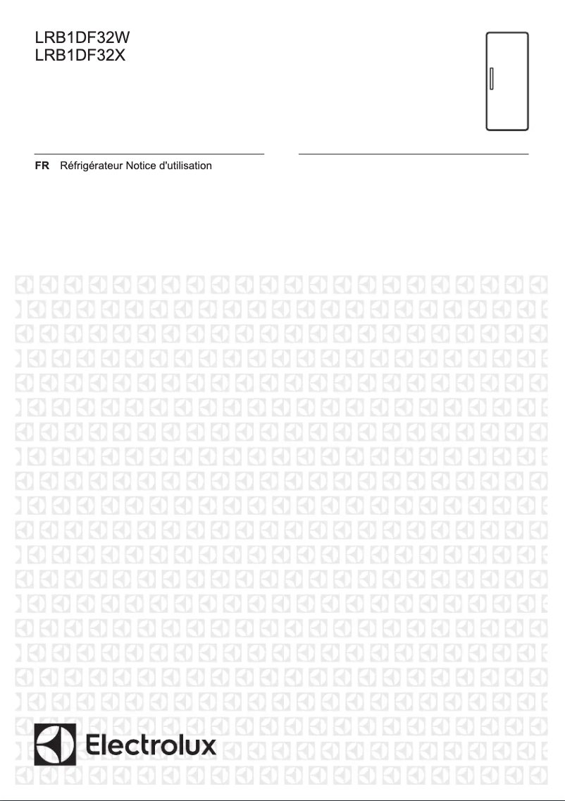 Page 1 de la notice Manuel utilisateur Electrolux LRB1DF32X
