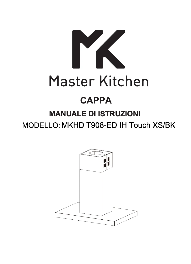 Image de la première page du manuel de l'appareil MKHD T908-ED IH TOUCH XS/BK