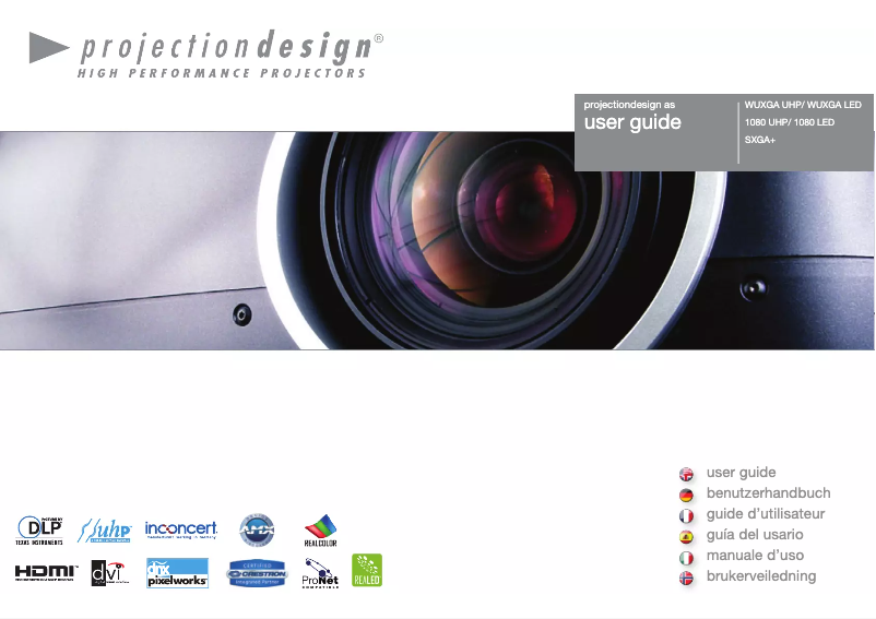 Page 1 de la notice Manuel utilisateur Barco FL33