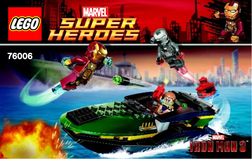 Page n°1 - Manuel utilisateur Lego Iron Man (TM): Extremis (TM) Sea Port Battle