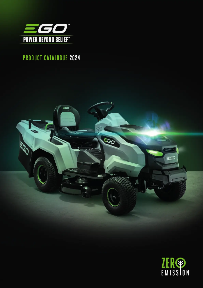 Page 1 de la notice Catalogue EGO HT5100E