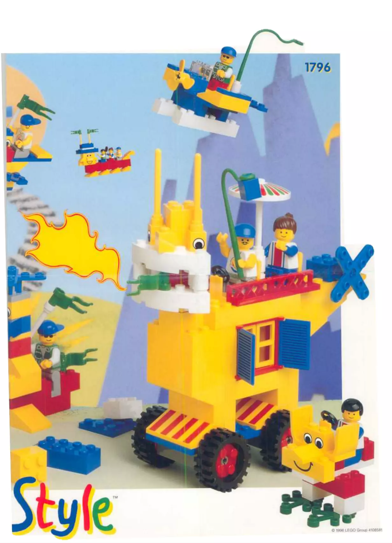 Page n°1 - Manuel utilisateur Lego Classic 1796