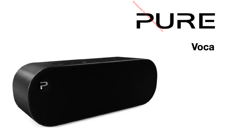 Page n°1 - Manuel utilisateur Pure Voca