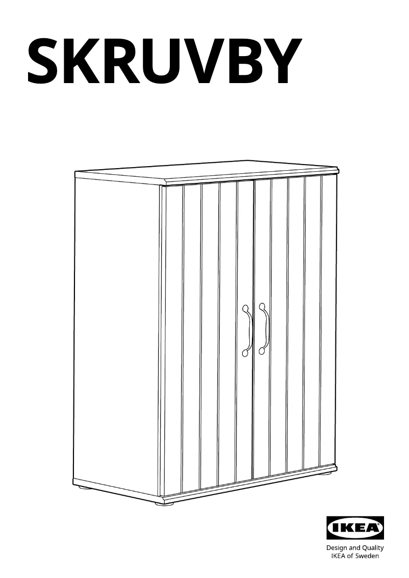 Página 1 del manual Manual de usuario Ikea SKRUVBY 005.088.57