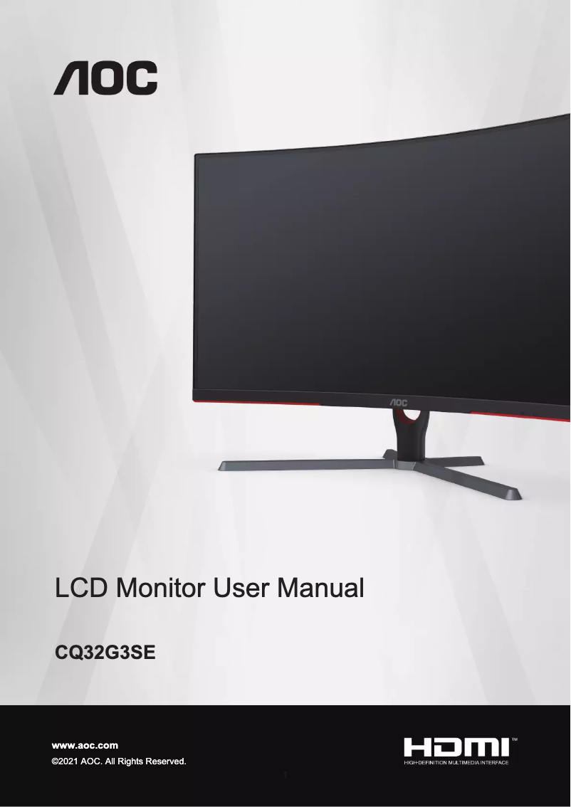 Image de la première page du manuel de l'appareil CQ32G3SE