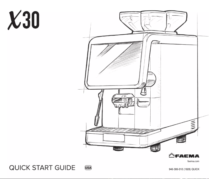 Página 1 del manual Manual de usuario Faema X30