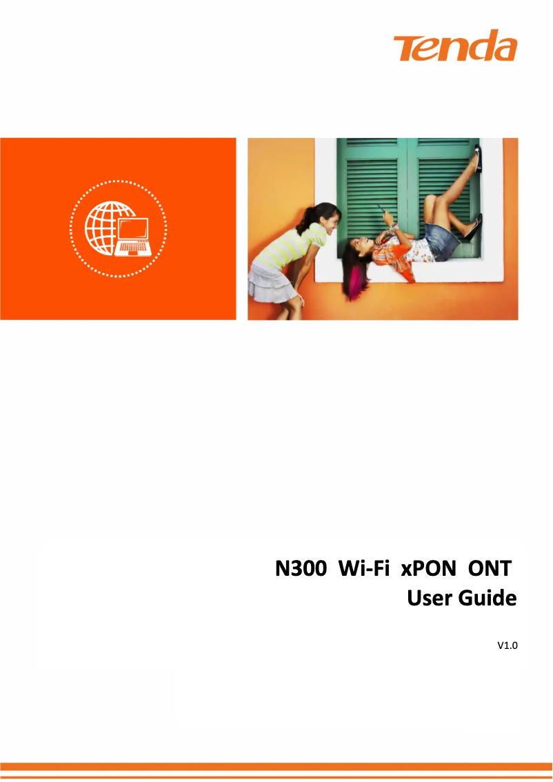 Page 1 de la notice Manuel utilisateur Tenda HG3