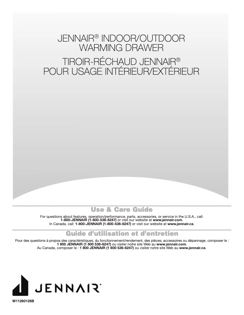 Page 1 de la notice Manuel utilisateur Jenn-Air JJD3024HM