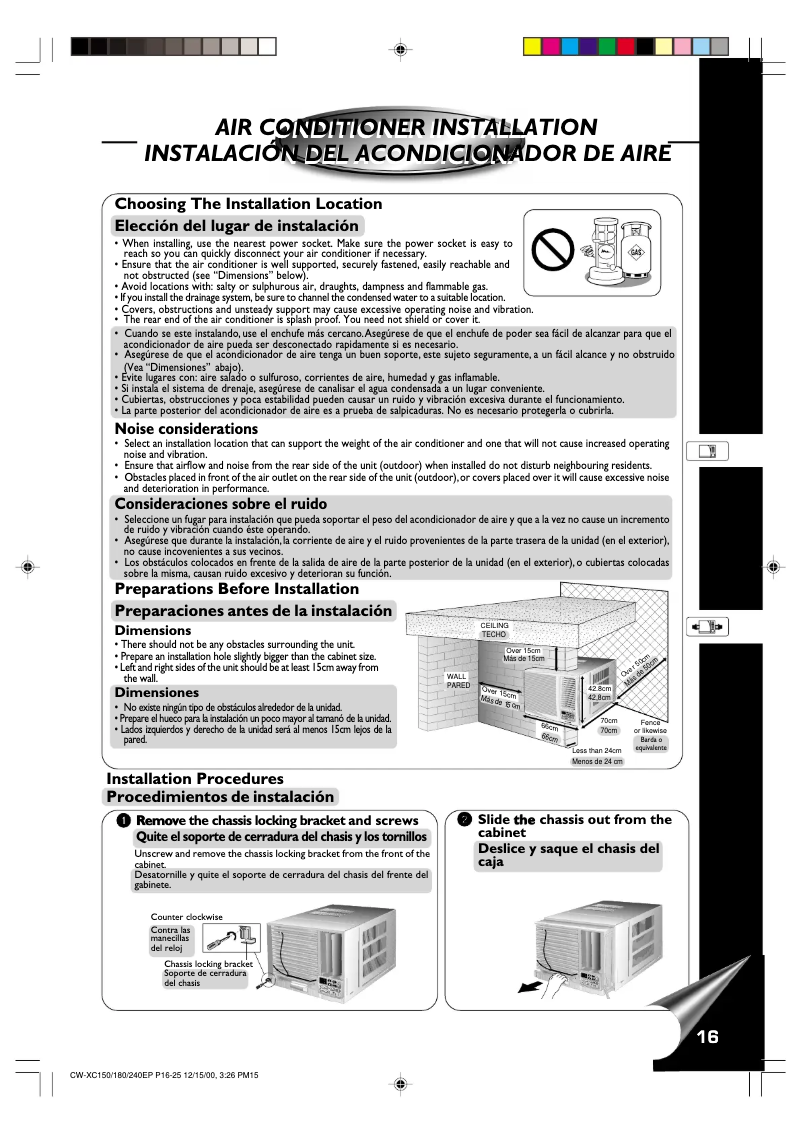 Page n°1 - Manuel utilisateur Panasonic CW-XC240EP