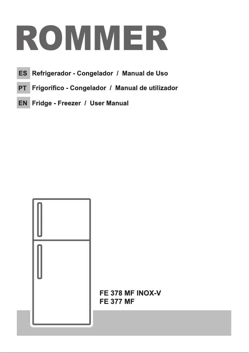 Page n°1 - Manuel utilisateur Rommer FE 377 MF