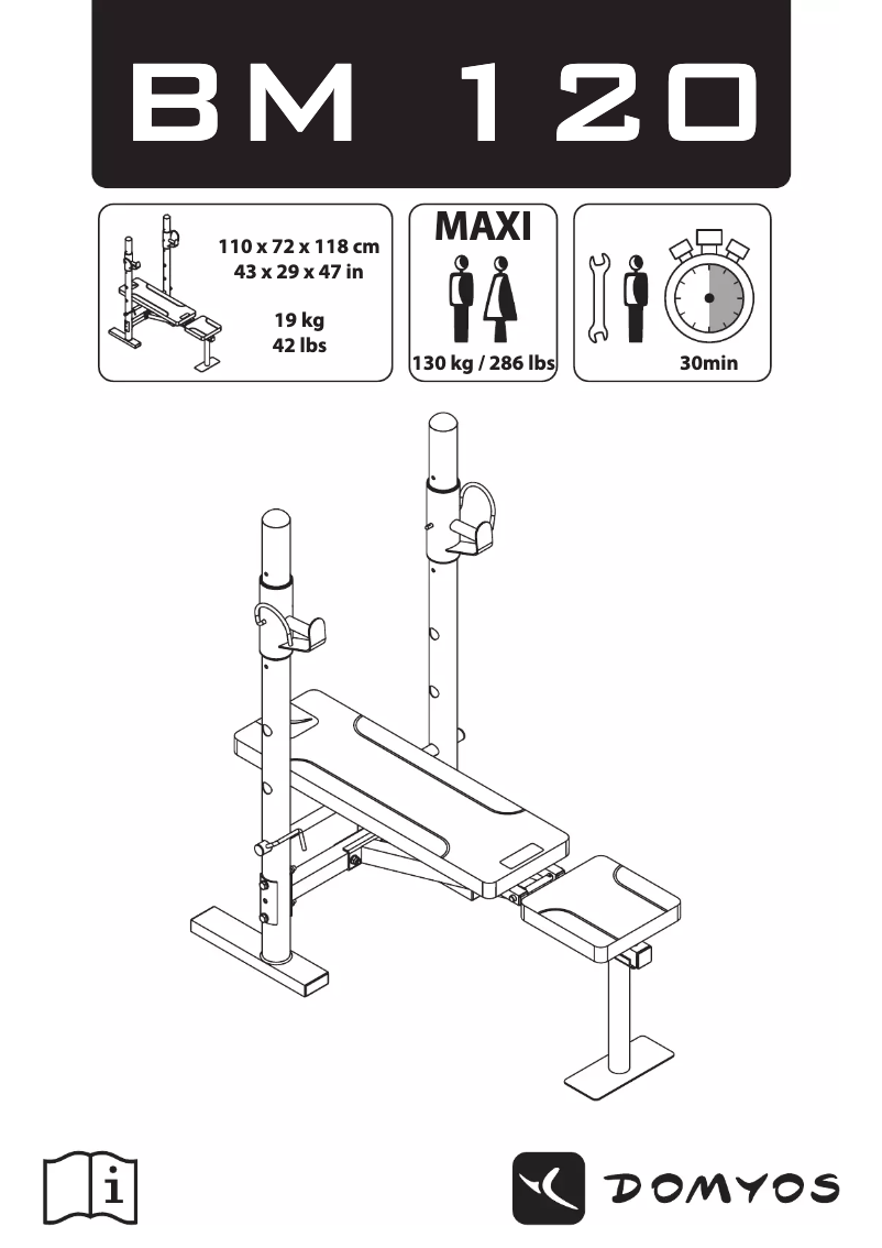 Página 1 del manual Manual de usuario Domyos BM 120