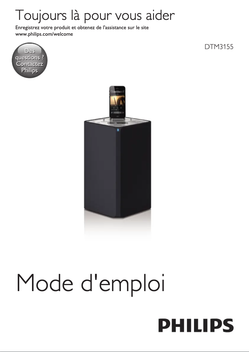 Image de la première page du manuel de l'appareil DTM3155